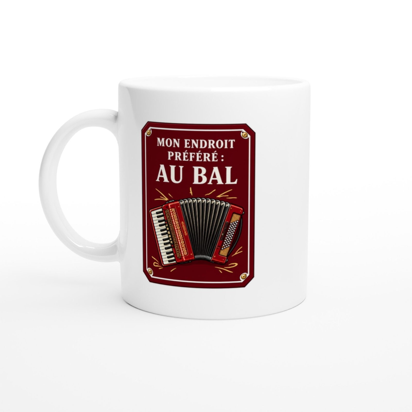 Mug Accordéon Mon Endroit Préféré Au Bal