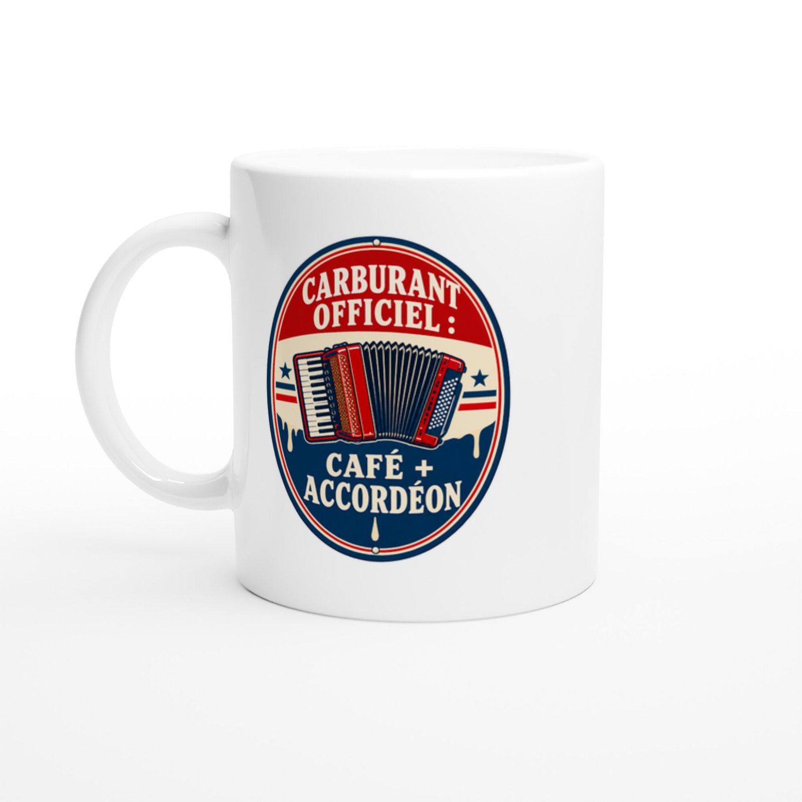 Mug Carburant Officiel Café + Accordéon