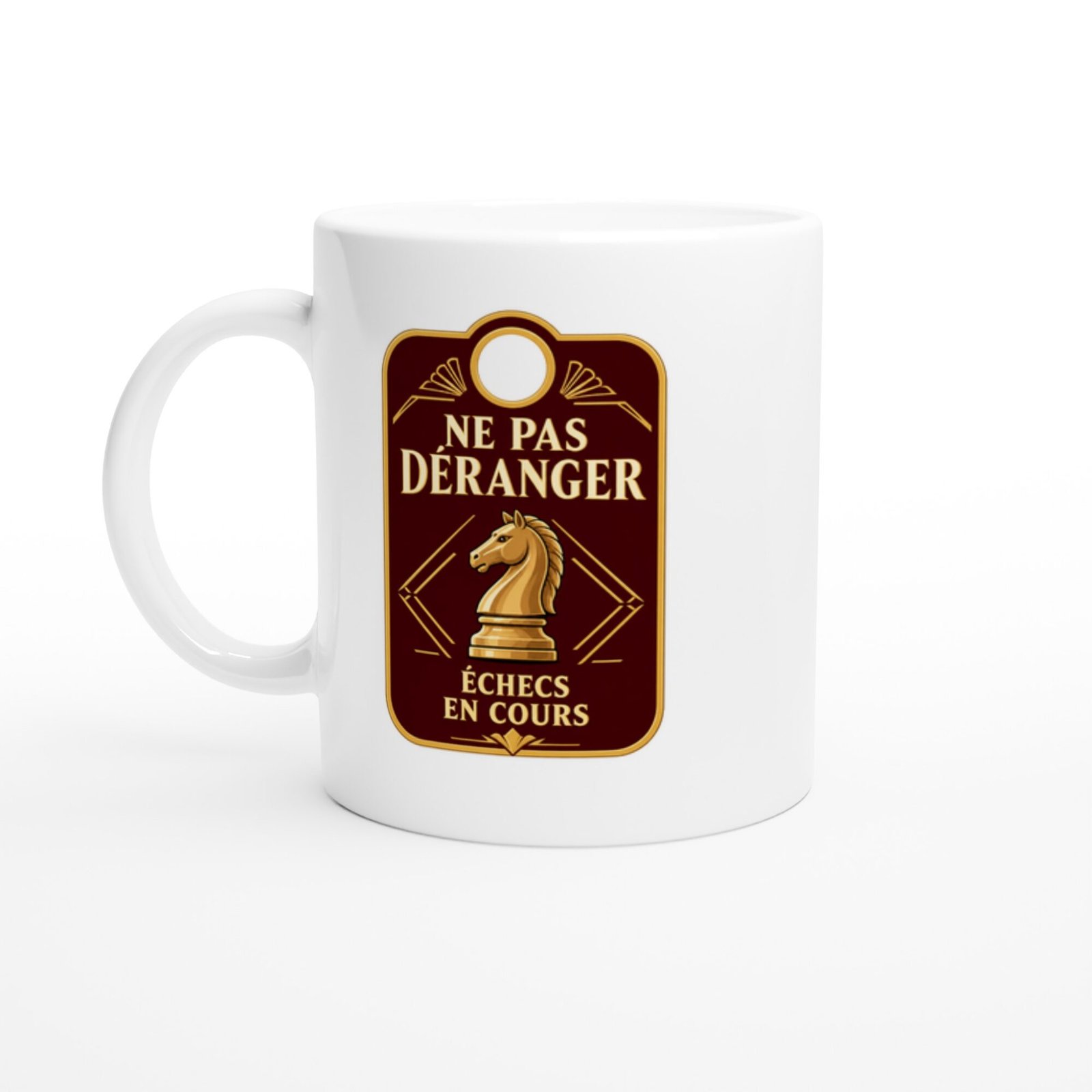 Mug Ne Pas Déranger Échecs En Cours