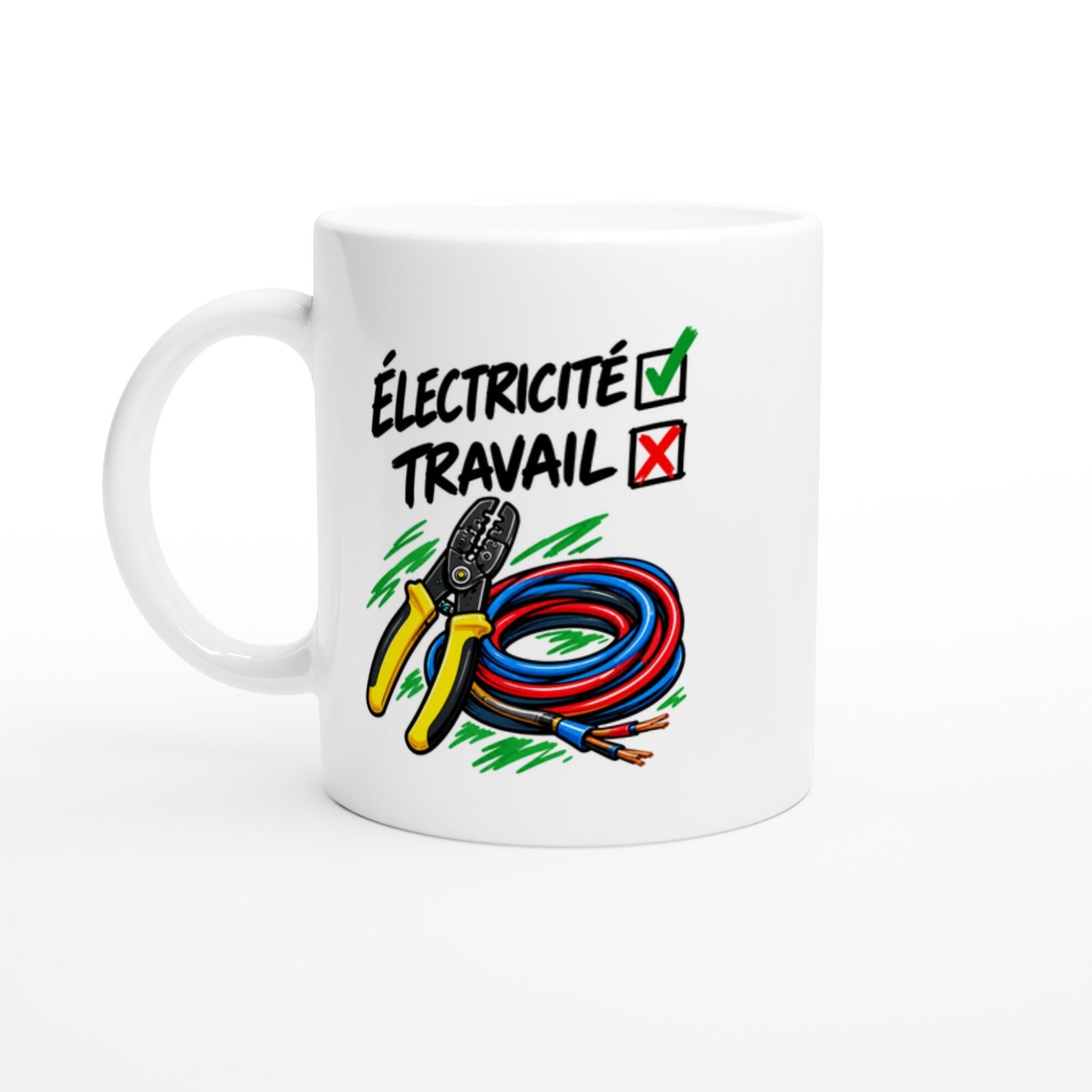 Mug Électricité Travail