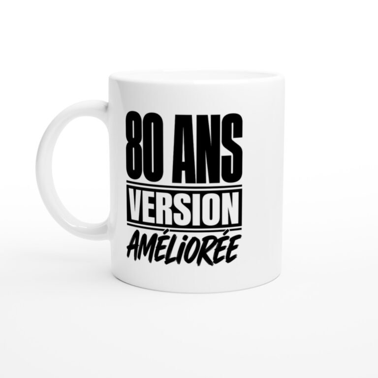 Mug 80 Ans Version Améliorée