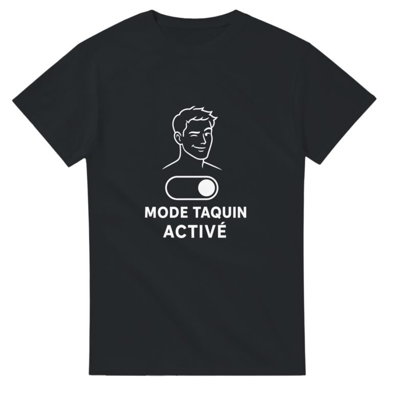 T shirt Mode Taquin Activé