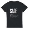T shirt Sage Personne Qui Écoute Plus Qu&rsquo;Il Ne Parle