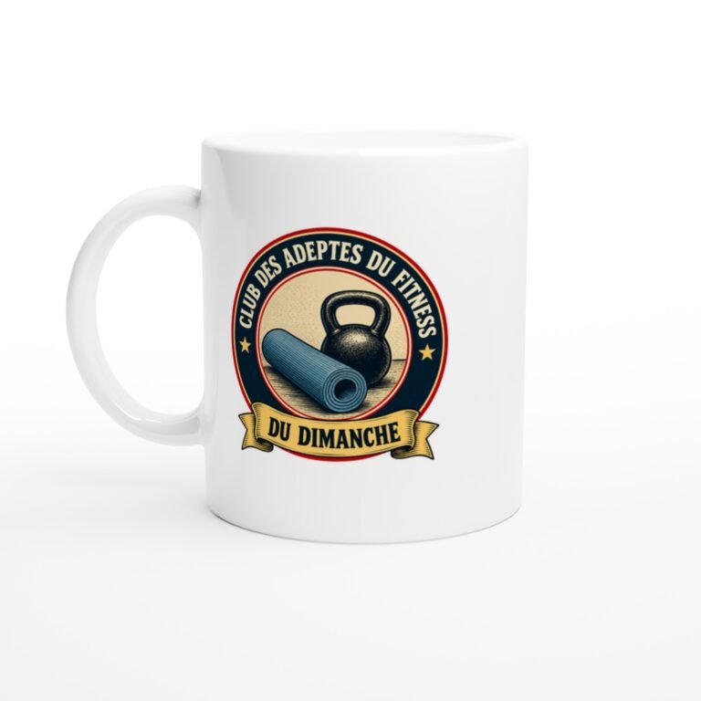 Mug Club Des Adeptes Du Fitness Du Dimanche