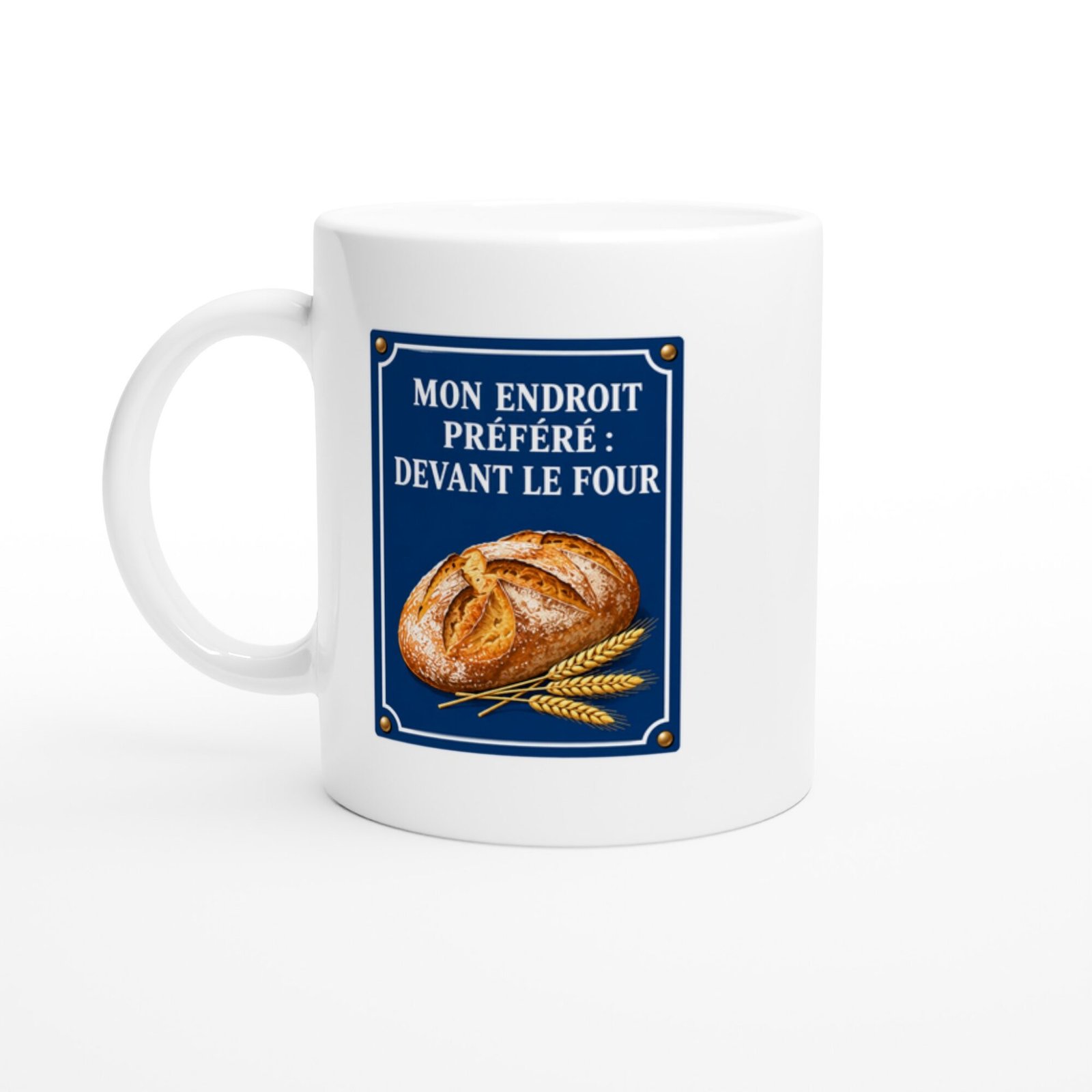 Mug Boulangerie Mon Endroit Préféré Devant Le Four