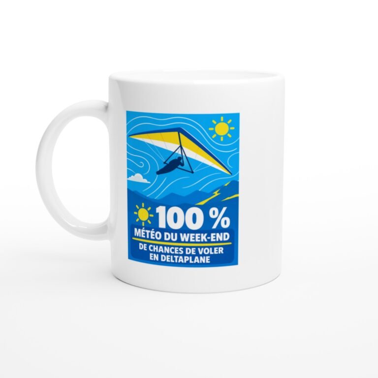 Mug Météo Du Week-End 100 % De Chances De Voler En Deltaplane