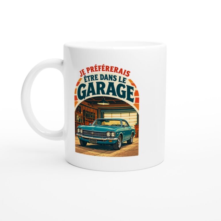 Mug Mécanique Auto Je Préférerais Être Dans Le Garage