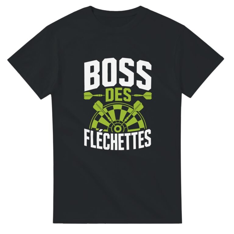 T shirt Boss des Fléchettes