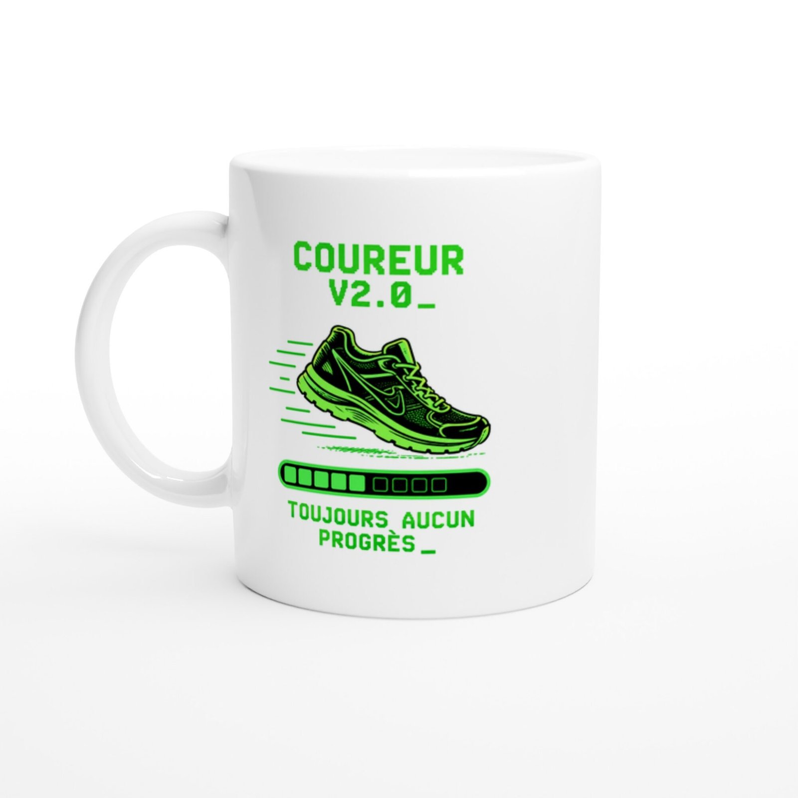 Mug Course À Pied Coureur V2.0 Toujours Aucun Progrès