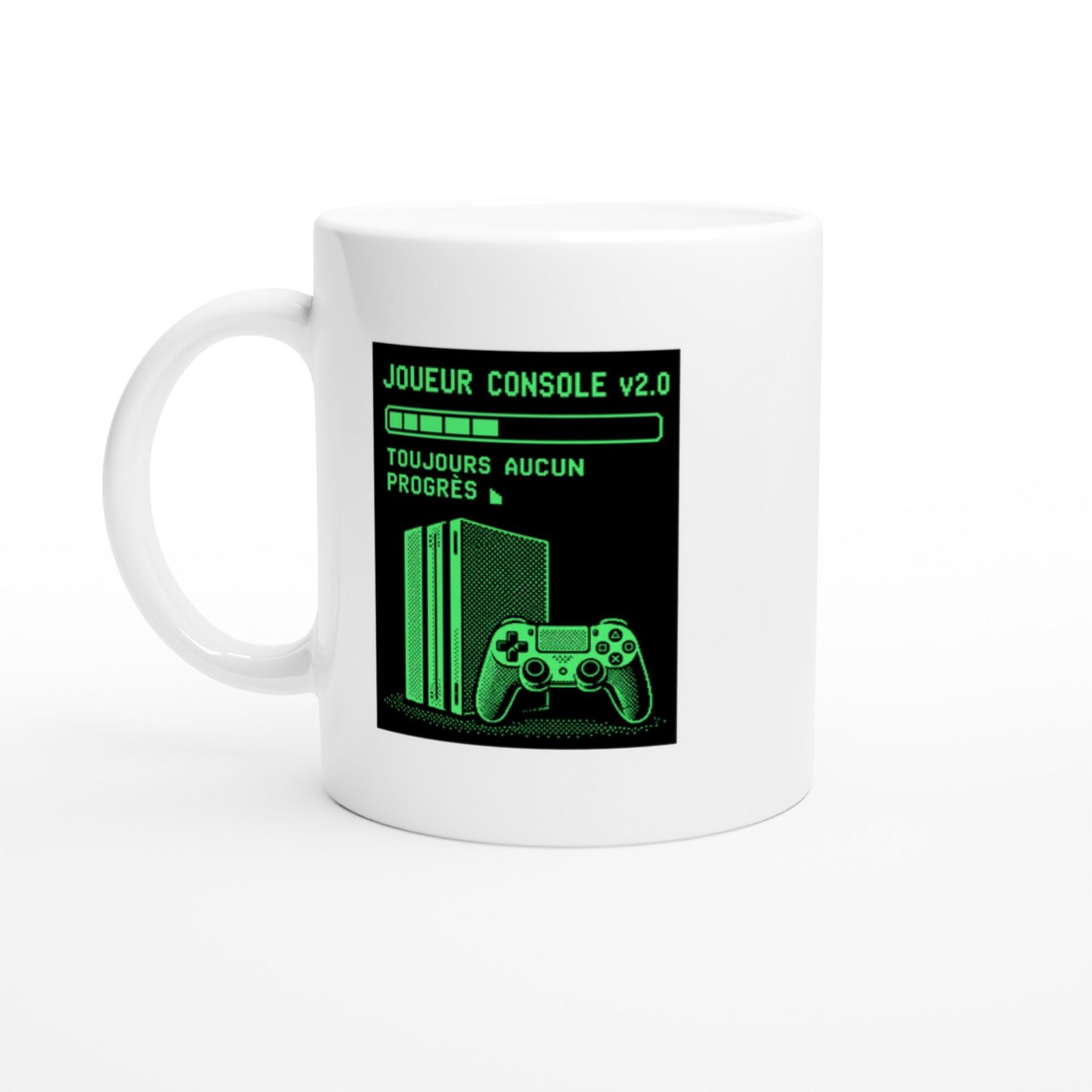 Mug Joueur Console V2.0 Toujours Aucun Progrès