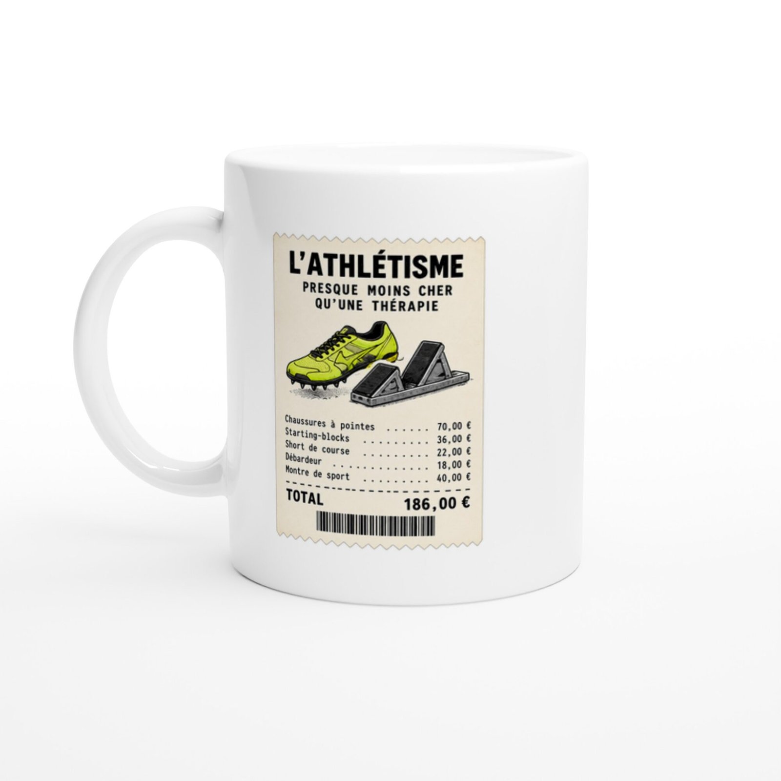 Mug Athlétisme Presque Moins Cher Qu&rsquo;Une Thérapie