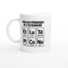 Mug Tableau Périodique de l&rsquo;Astronome Étoile Lune Télescope Planète Comète Nuit