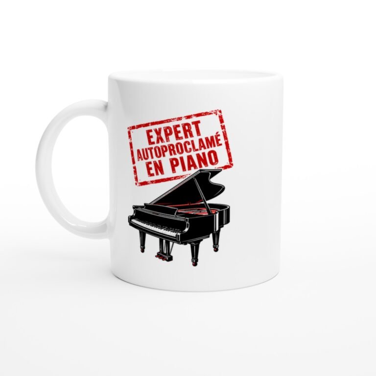 Mug Expert Autoproclamé En Piano