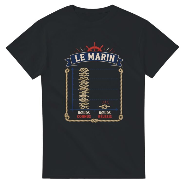 T shirt Le Marin Nœuds Connus Nœuds Réussis