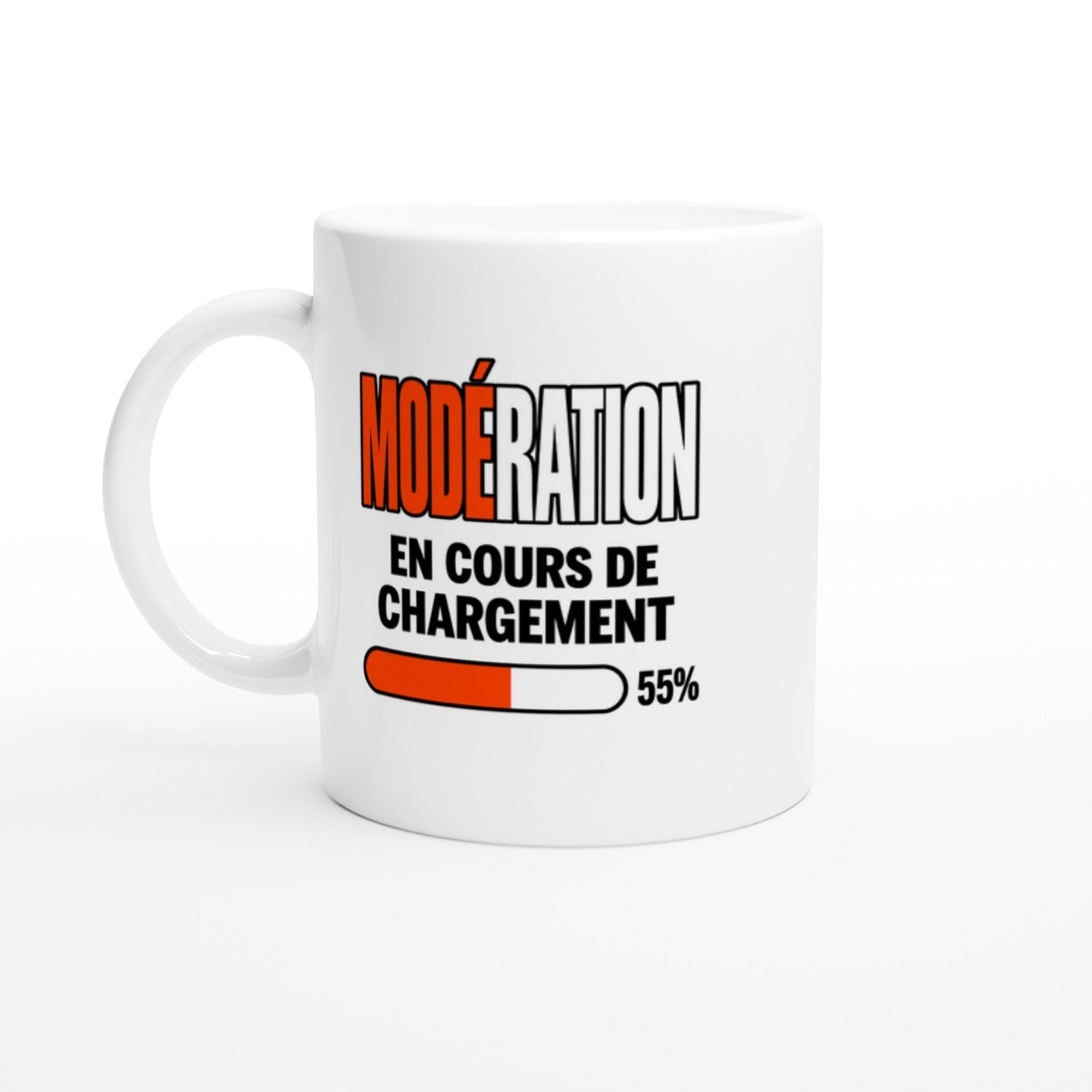 Mug Modération 55 pour cent En Cours de Chargement