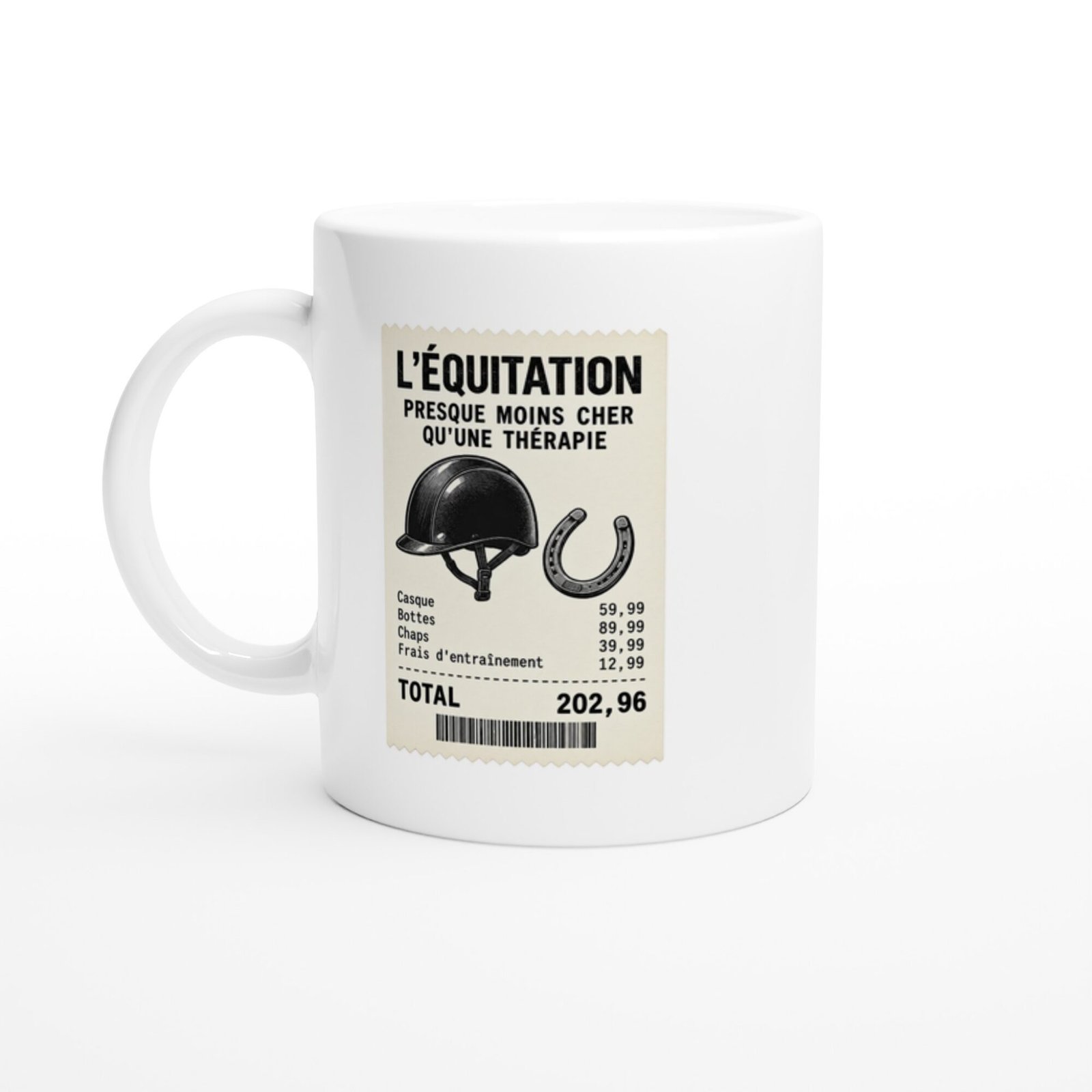 Mug Équitation Presque Moins Cher Qu&rsquo;Une Thérapie