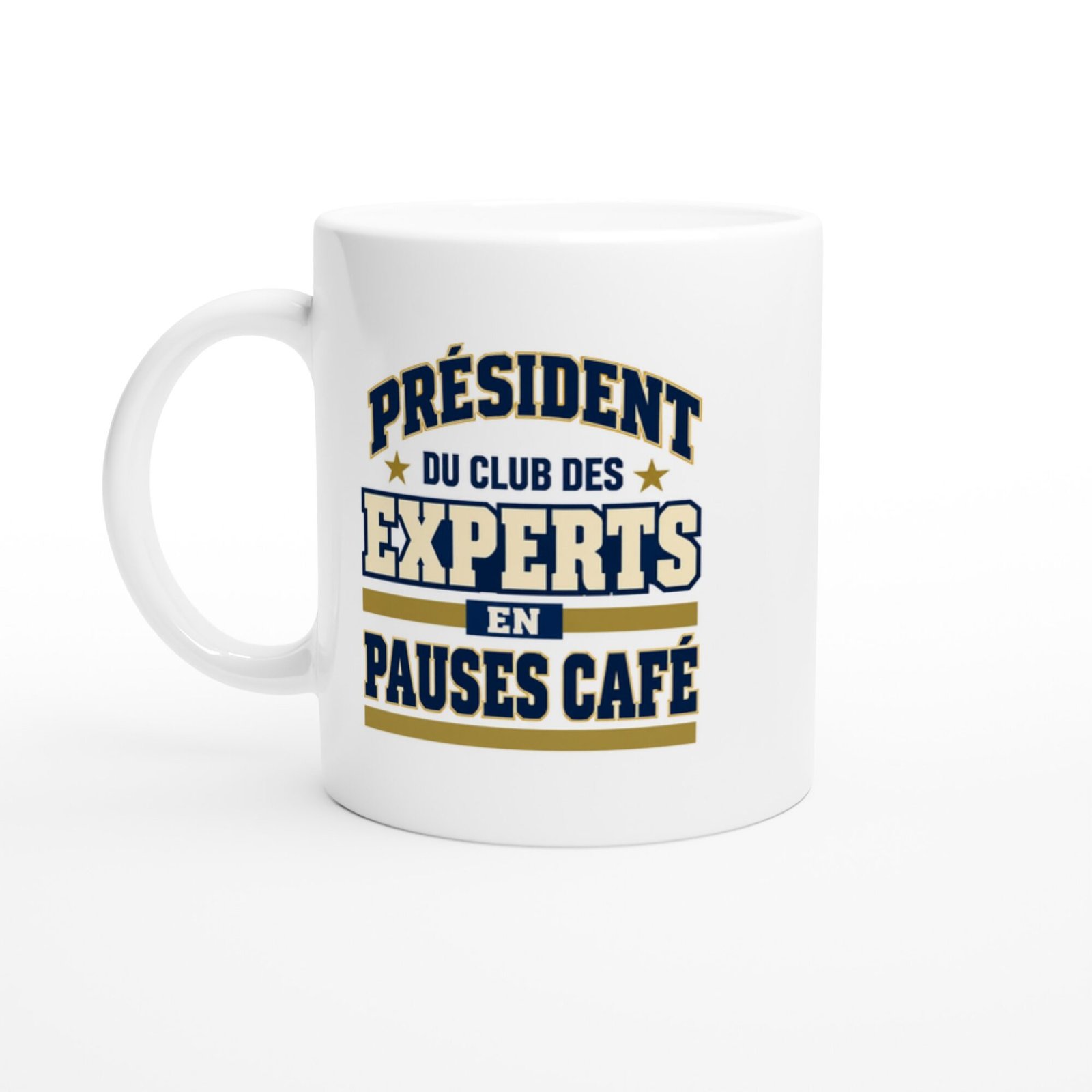 Mug Président du Club des Experts en Pauses Café