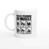 Mug Tableau Périodique du Musclé Biceps Pecs Miroir Shaker Protéines Jambes Oubliées