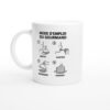 Mug Mode d&rsquo;Emploi du Gourmand Sentir Goûter Reprendre Dessert