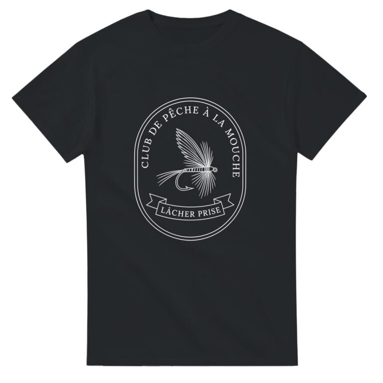T shirt Club de Pêche à la Mouche Lâcher Prise