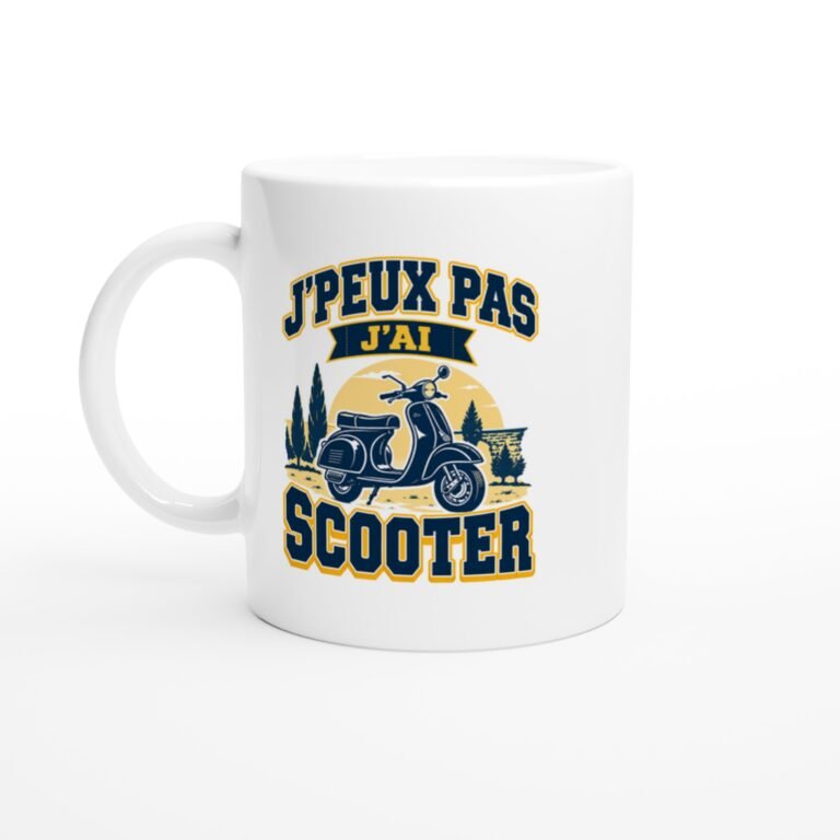 Mug J'Peux Pas J'Ai Scooter