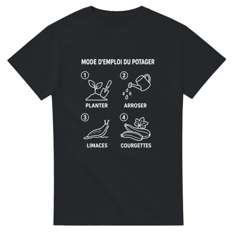 T shirt Mode d'Emploi du Potager