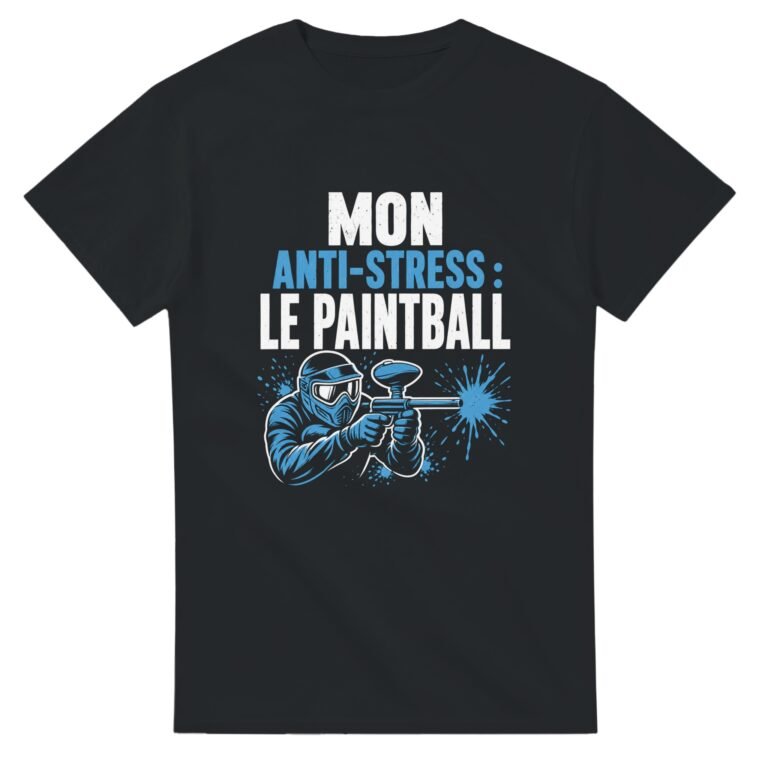 T shirt Mon Anti-Stress le Paintball