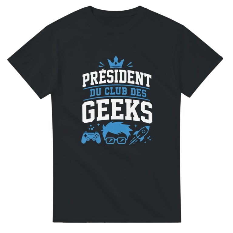 T shirt Président du Club des Geeks