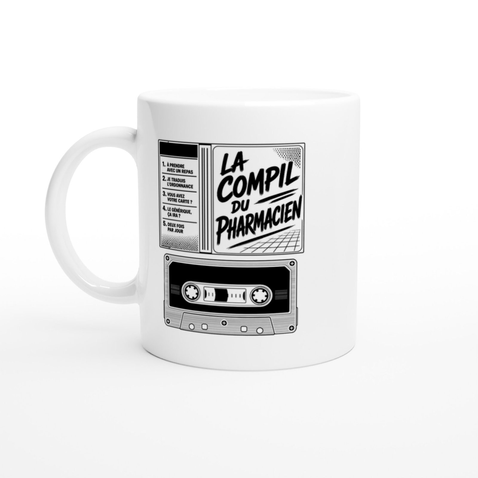 Mug La Compil du Pharmacien à Prendre Avec un Repas Je Traduis l&rsquo;Ordonnance Vous Avez
