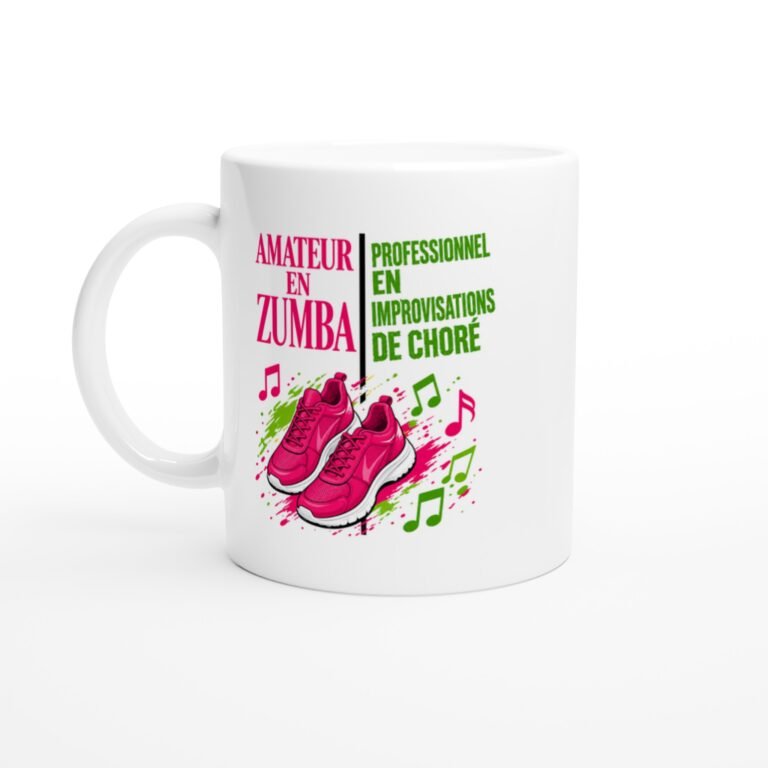 Mug Danse Fitness Amateur En Zumba Improvisations De Choré