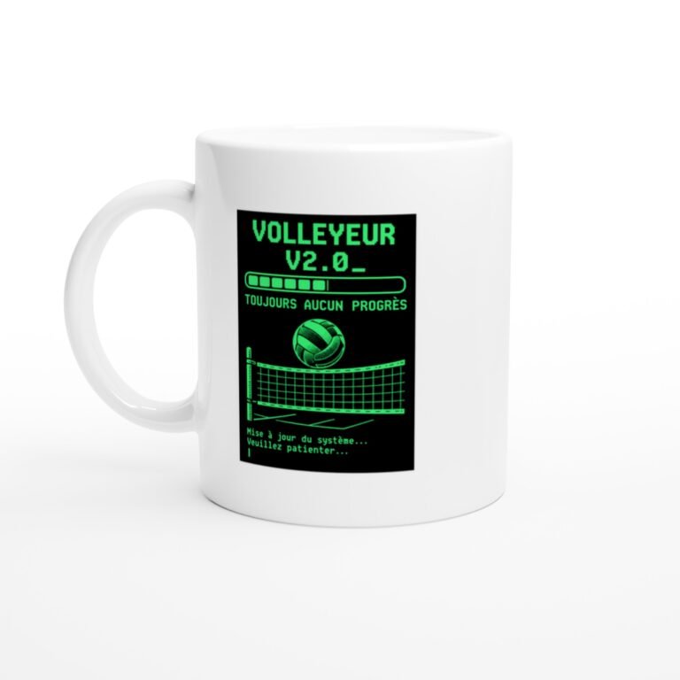 Mug Volleyeur V2.0 Toujours Aucun Progrès
