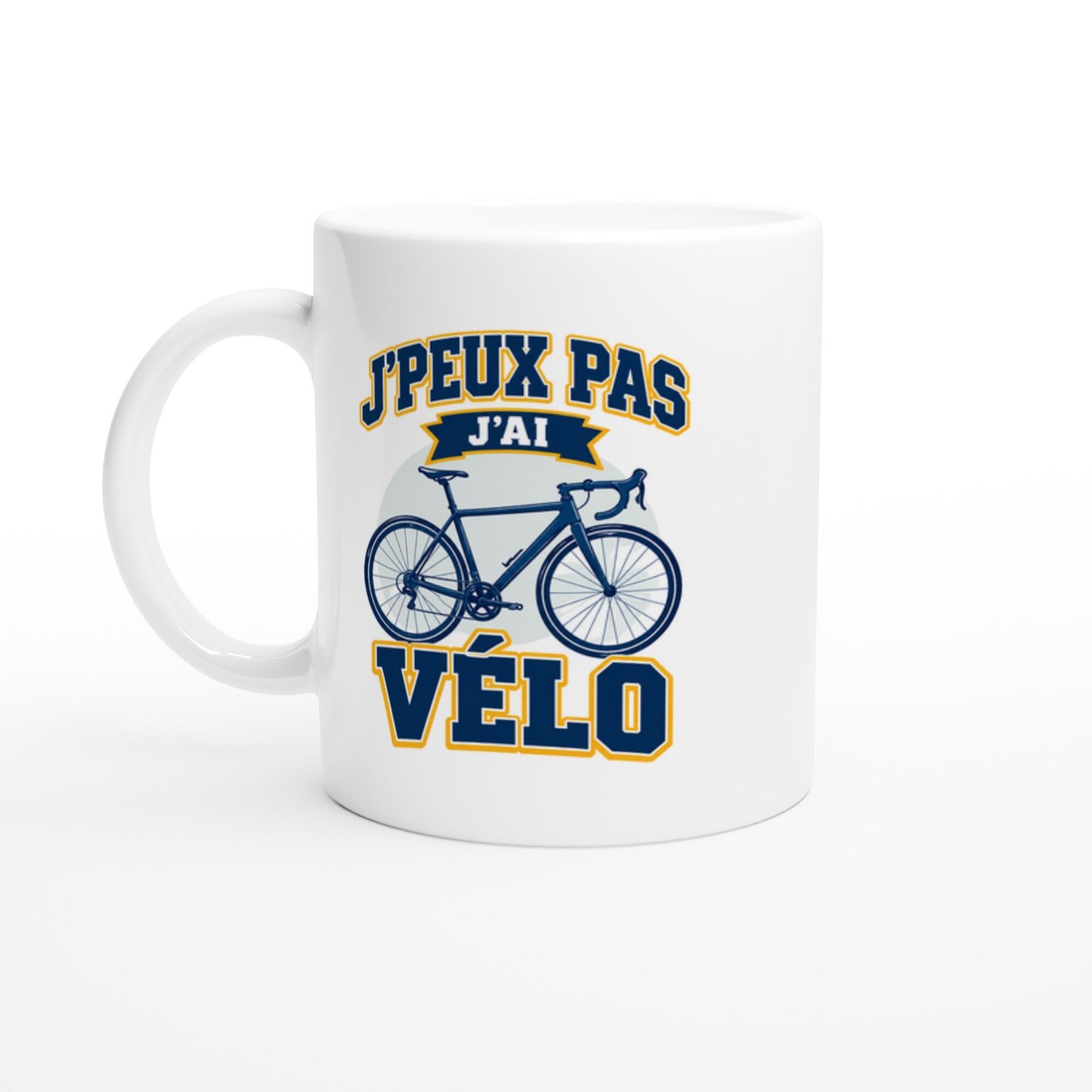Mug Vélo J&rsquo;Peux Pas J&rsquo;Ai Vélo