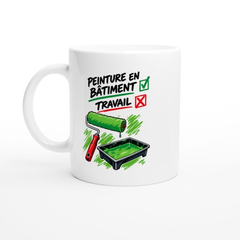 Mug Peinture En Bâtiment Travail
