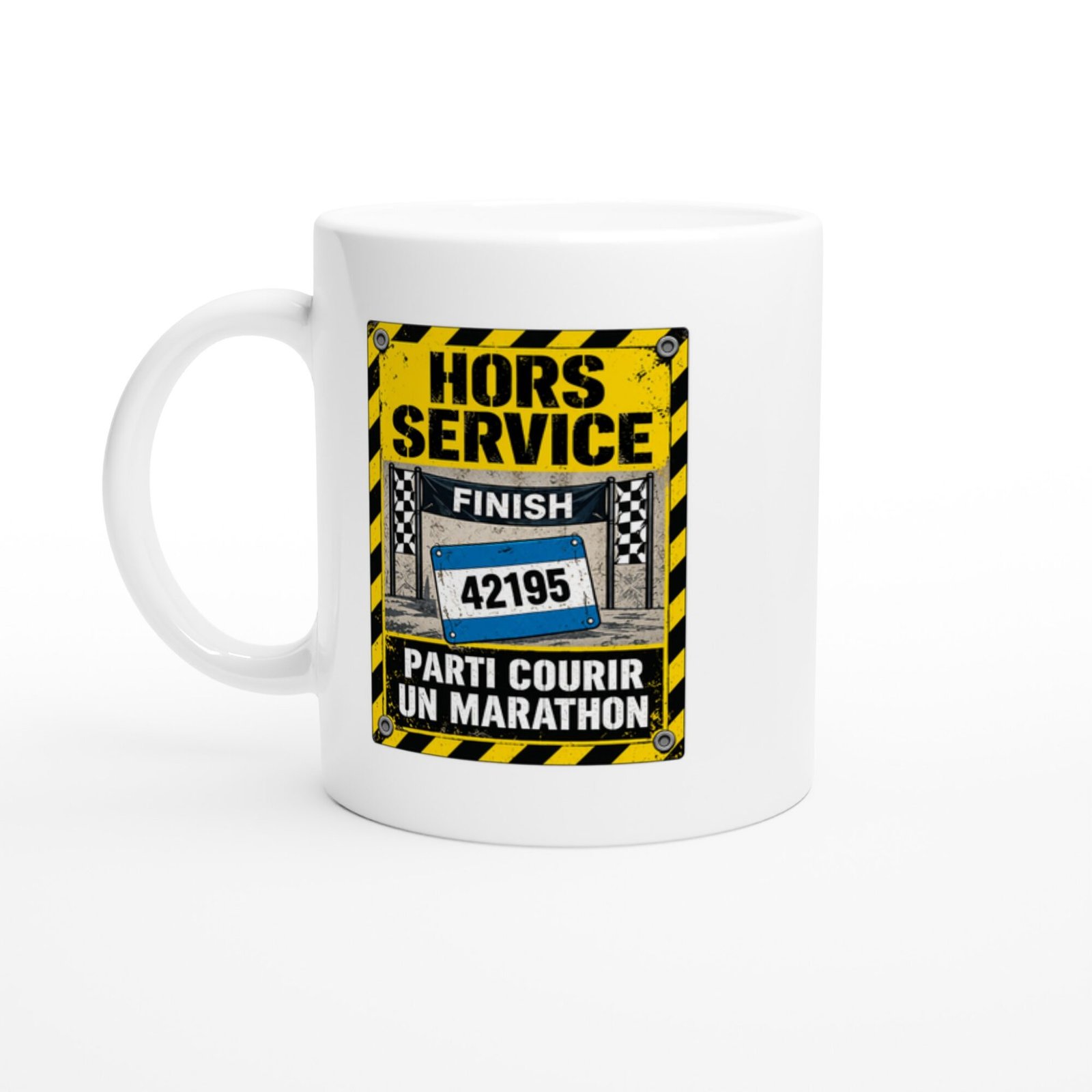 Mug Hors Service Parti Courir Un Marathon
