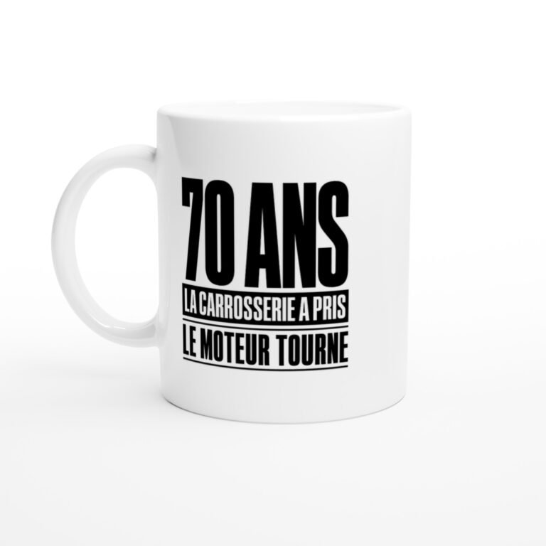 Mug 70 Ans la Carrosserie A Pris le Moteur Tourne