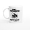 Mug Signe Chauffeur Routier Ascendant Bouchons Longue Route en Vue