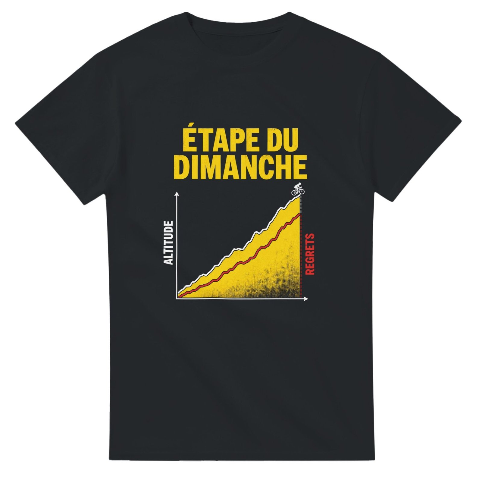 T shirt Vélo Étape du Dimanche Altitude Regrets