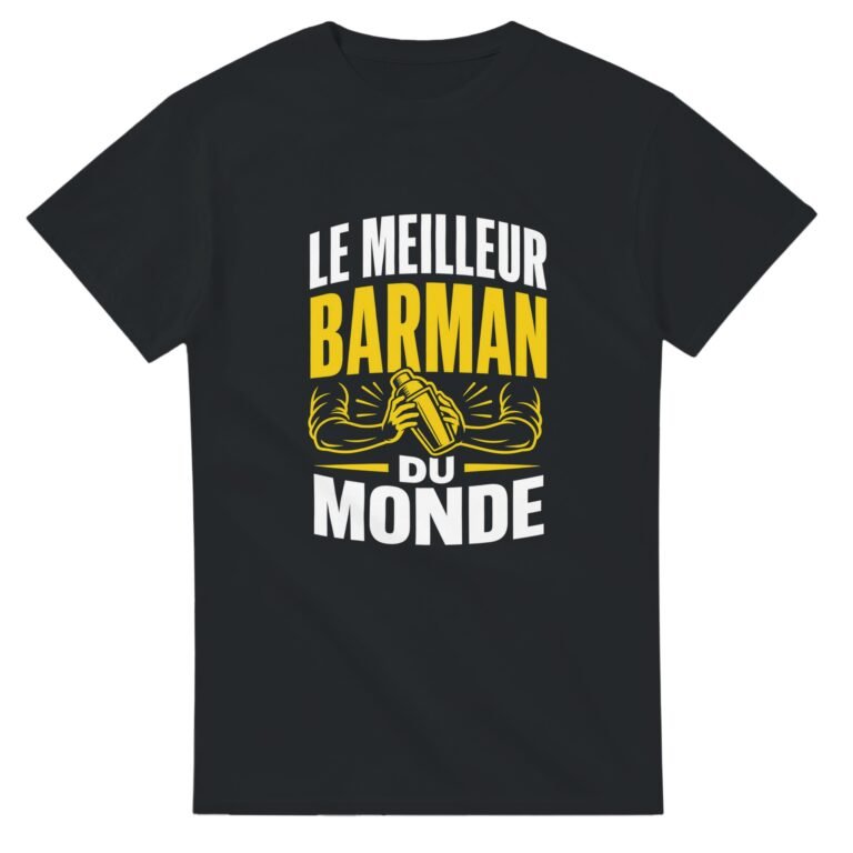 T shirt Le Meilleur Barman du Monde