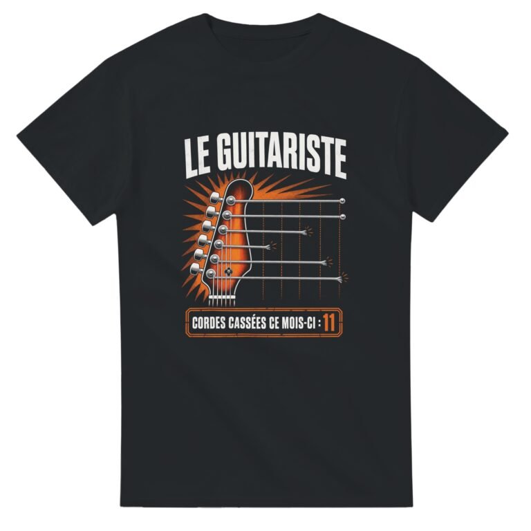 T shirt Le Guitariste Cordes Cassées Ce Mois-Ci 11