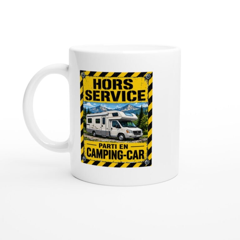 Mug Hors Service Parti En Camping-Car