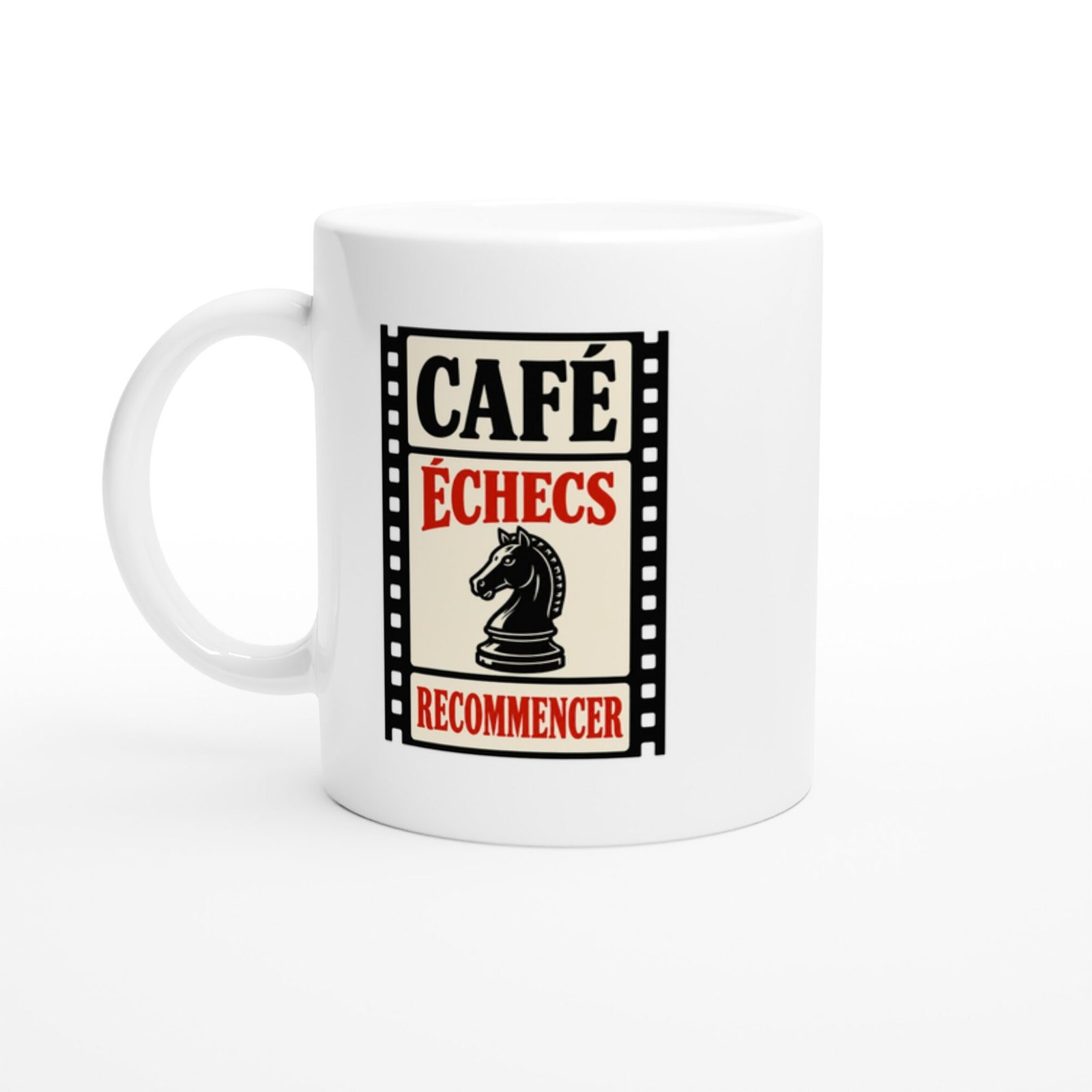 Mug Café Échecs Recommencer
