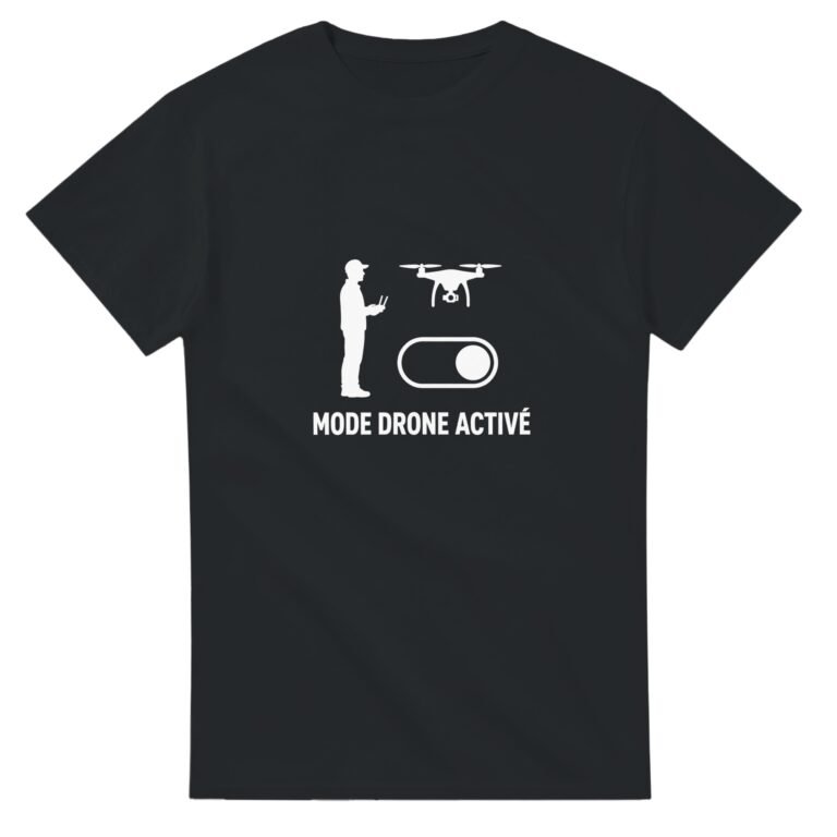 T shirt Mode Drone Activé