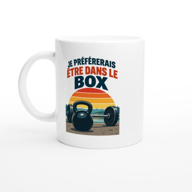 Mug Cross-Training Je Préférerais Être Dans Le Box