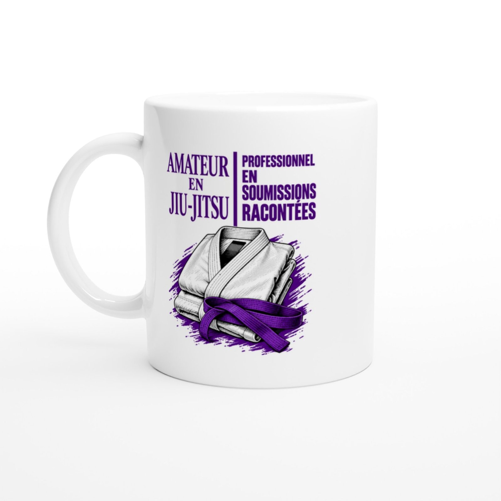 Mug Amateur En Jiu-Jitsu Professionnel En Soumissions Racontées