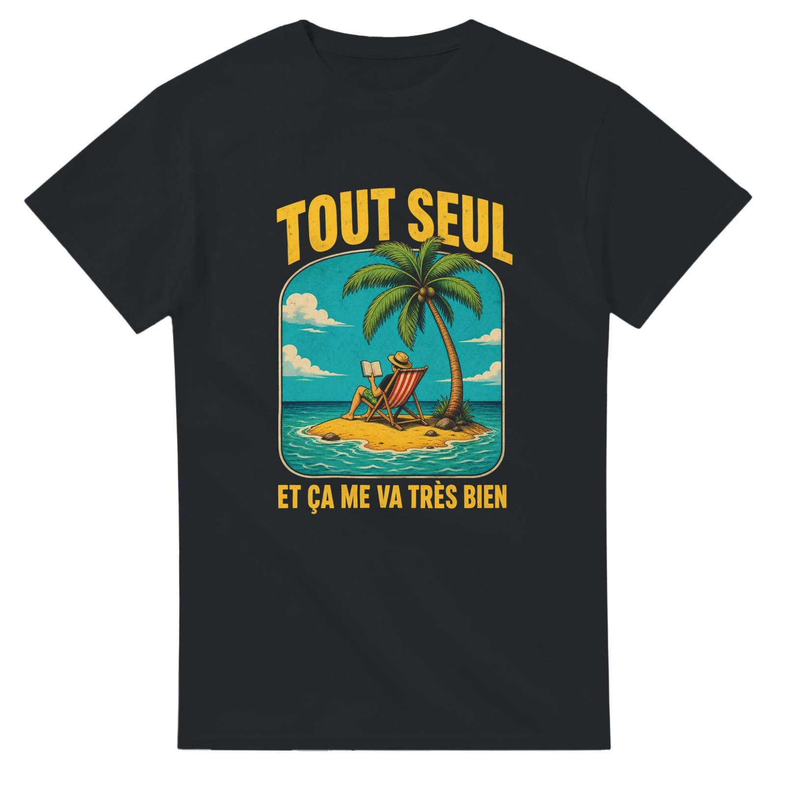 T shirt Introverti Tout Seul et Ça Me Va Très Bien