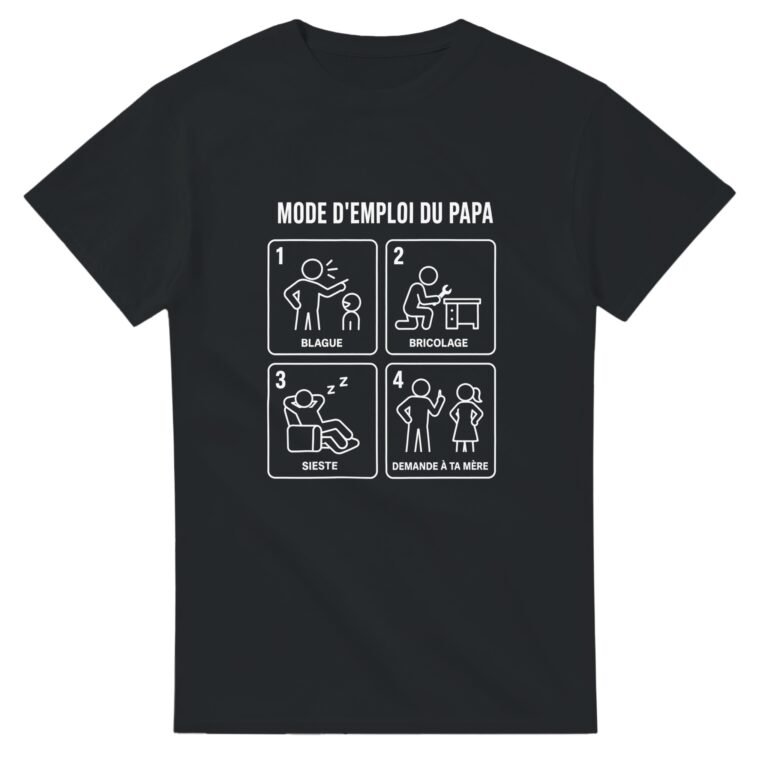 T shirt Mode d'Emploi du Papa