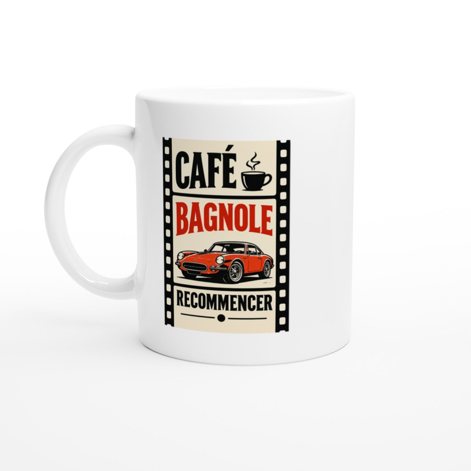 Mug Café Bagnole Recommencer