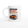 Mug Composition 60 % Drift 40 % Pneus En Fumée