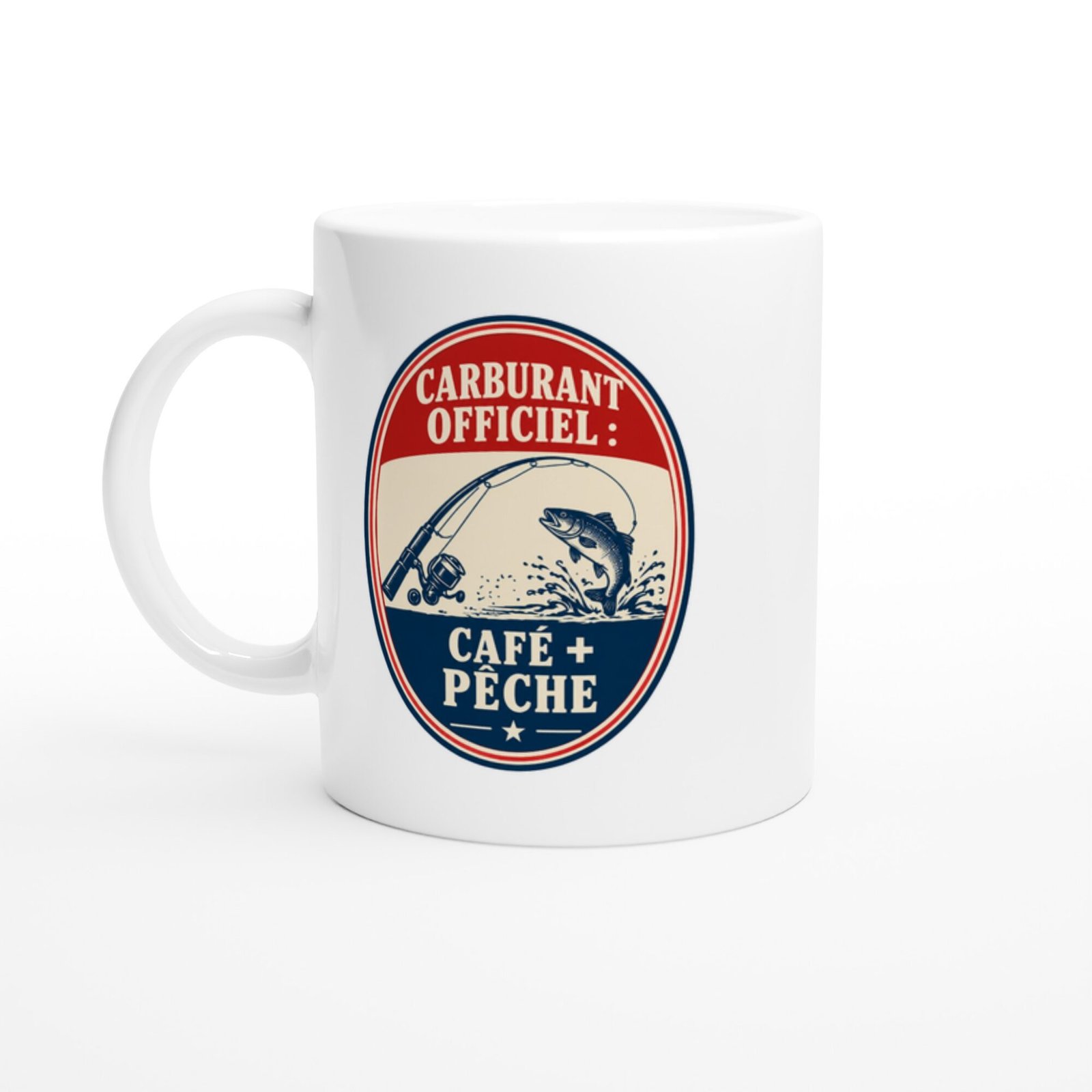 Mug Carburant Officiel Café + Pêche