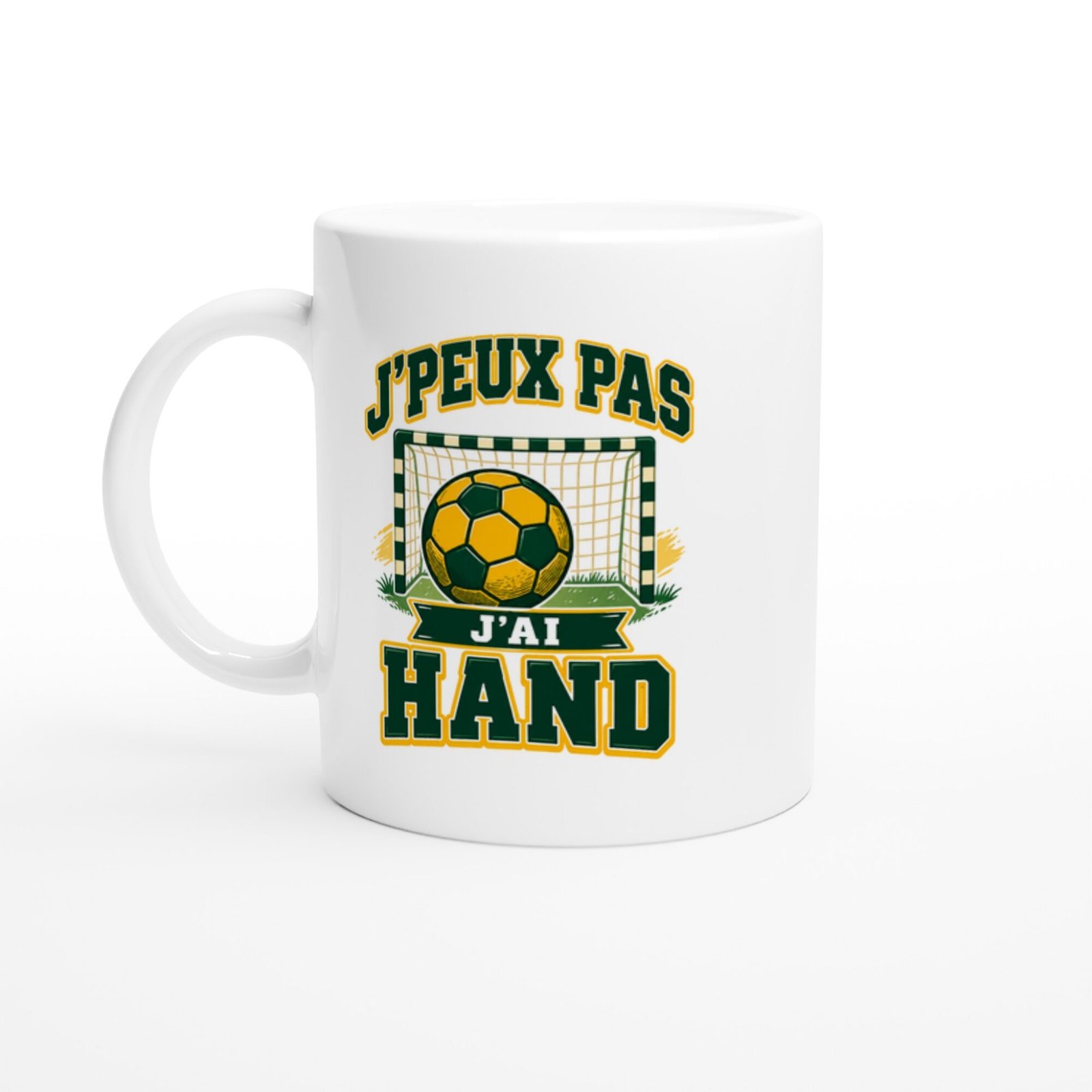 Mug Handball J&rsquo;Peux Pas J&rsquo;Ai Hand